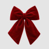 Laço Veludo Vermelho Escuro 20cm